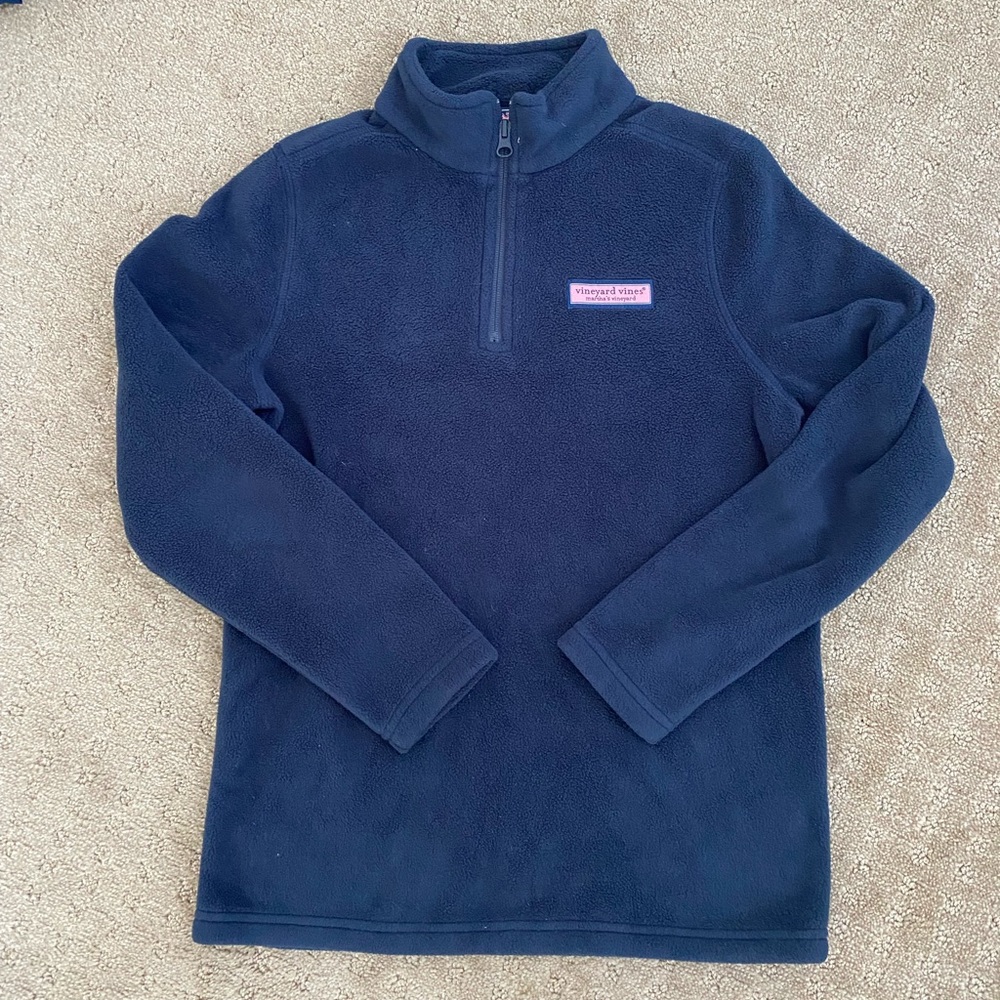 Boys Vineyard Vines navy Fleece